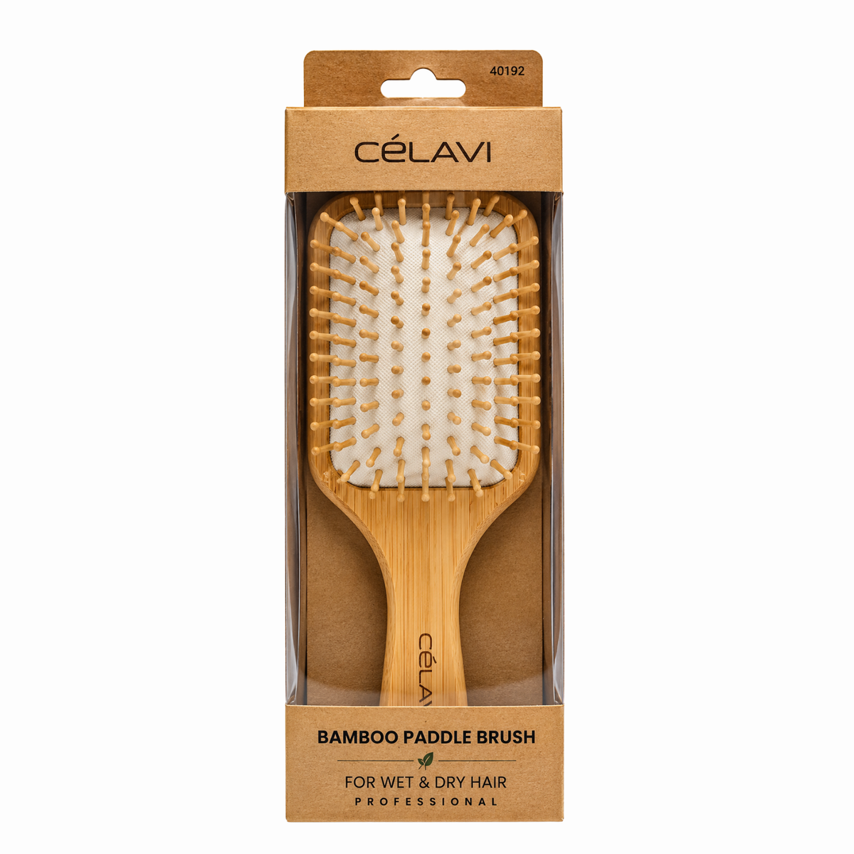 Bamboo padle brush