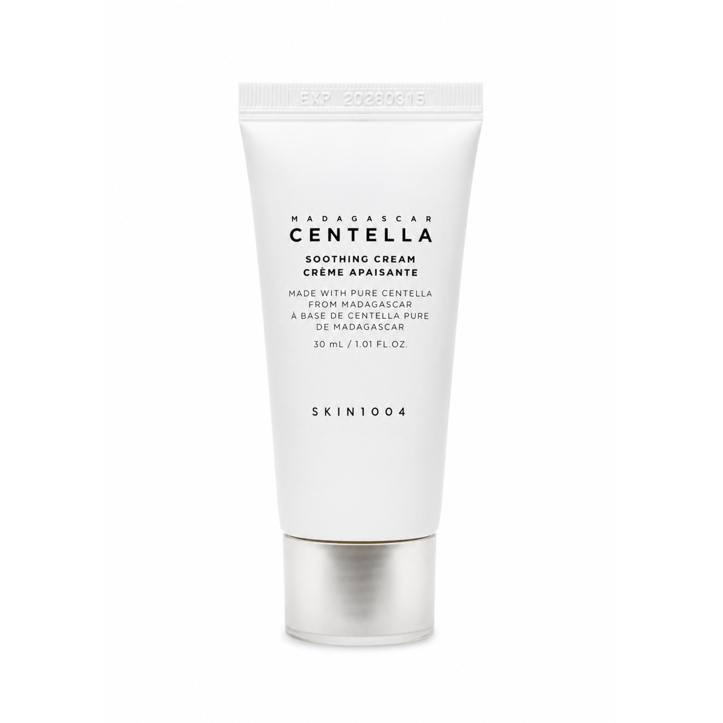 Detalle de la textura de Centella Soothing Cream de SKIN1004.