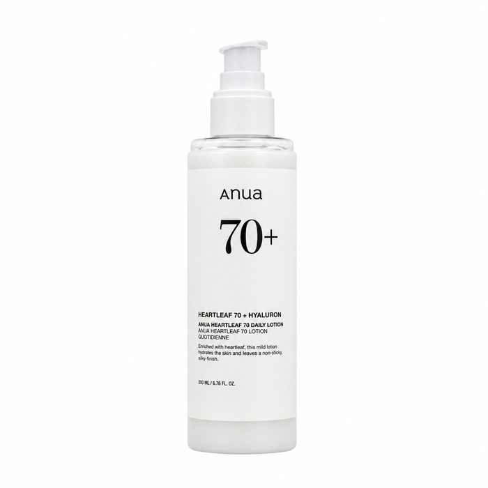 Envase de loción facial Heartleaf 70 Lotion de la marca Anua.