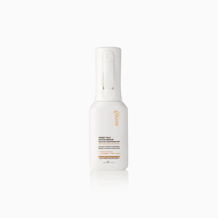Frasco en spray del acondicionador sin enjuague Honey Milk Active Repair Leave-In Conditioner.
