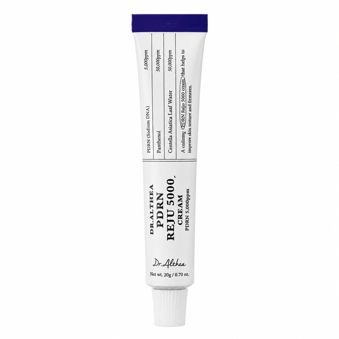Envase de crema para rostro PDRN Reju 5000 Cream de la marca Dr. Althea.