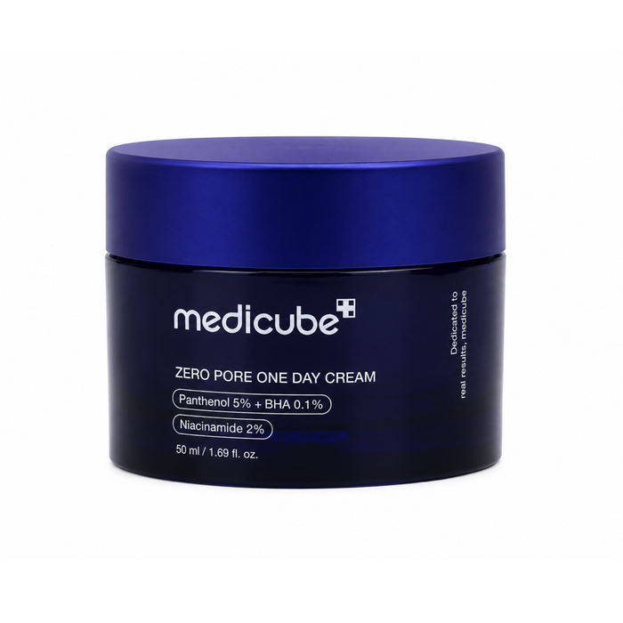 Envase de crema para rostro Zero Pore One Day Cream de la marca Medicube.