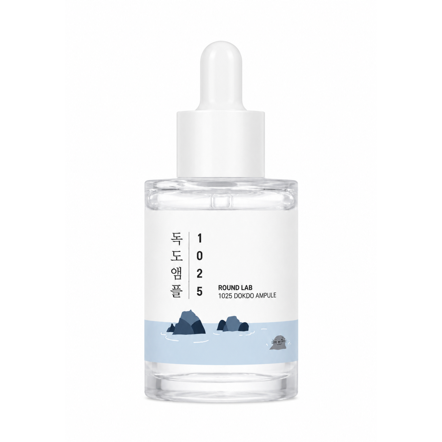 Detalle de la textura de 1025 Dokdo Ampoule de Round Lab.