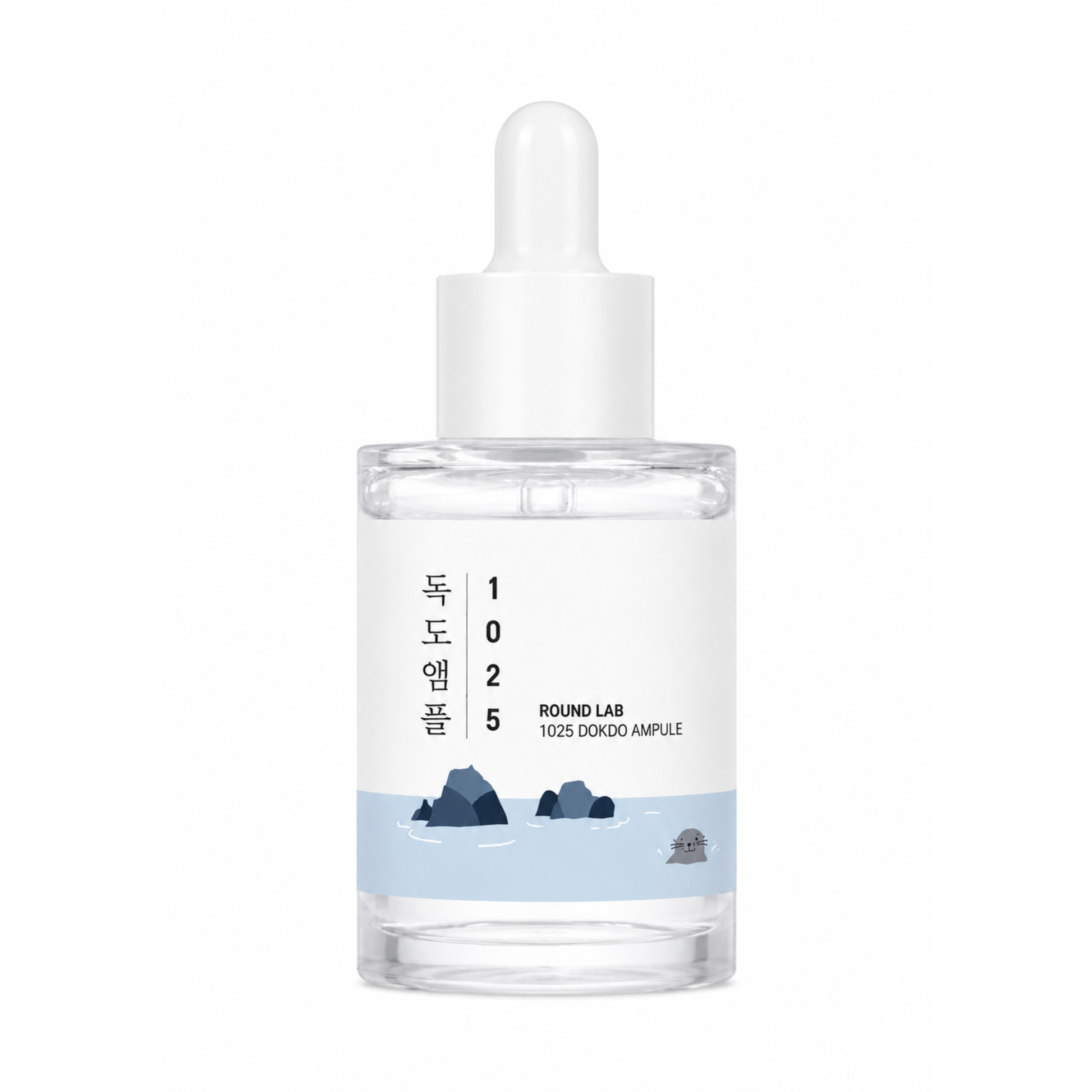 Detalle de la textura de 1025 Dokdo Ampoule de Round Lab.