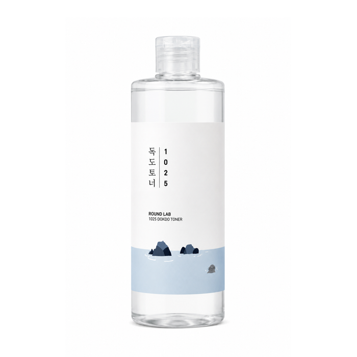 Envase de tónico facial 1025 Dokdo Toner de la marca Round Lab.