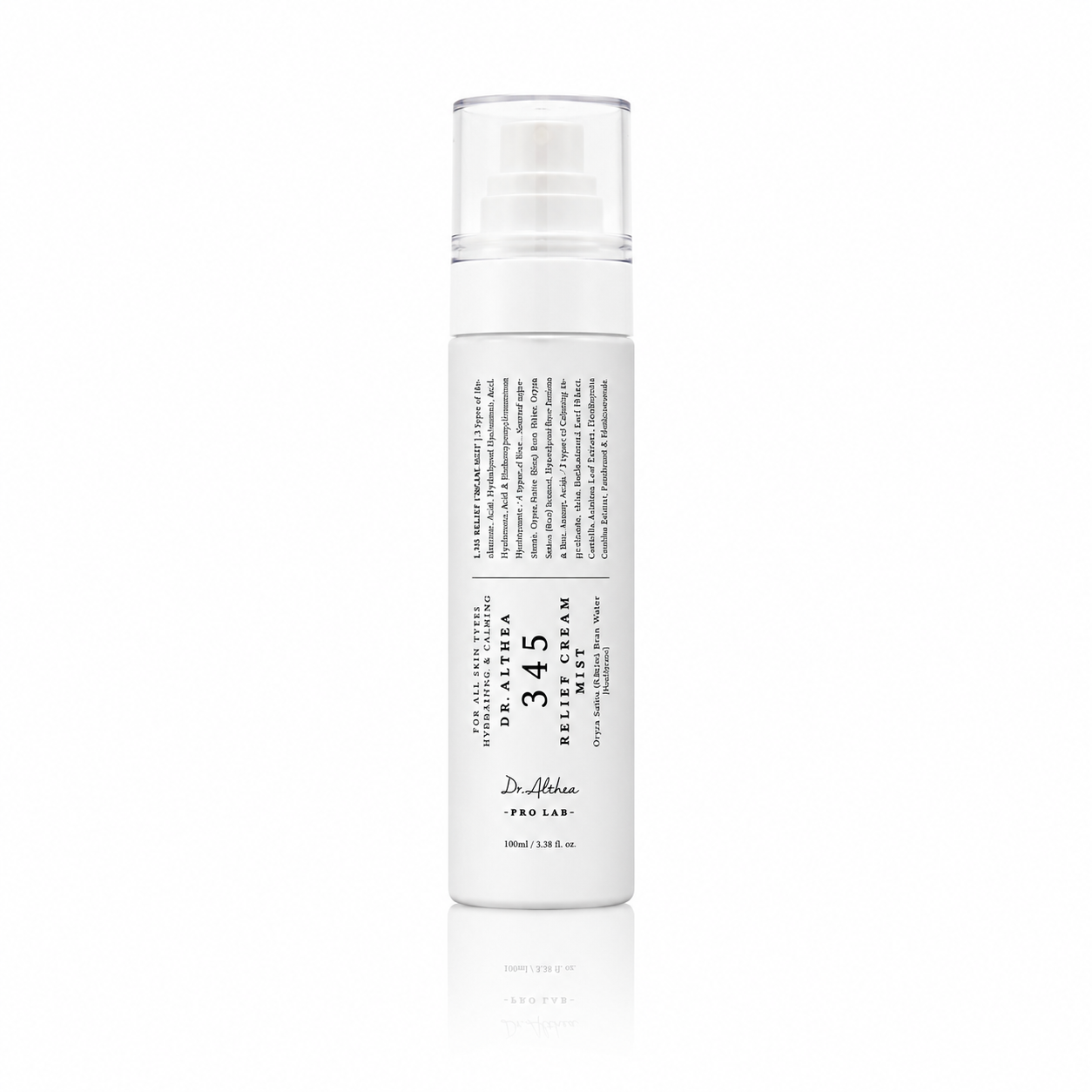 Detalle de la textura de 345 Relief Cream Mist de Dr. Althea.