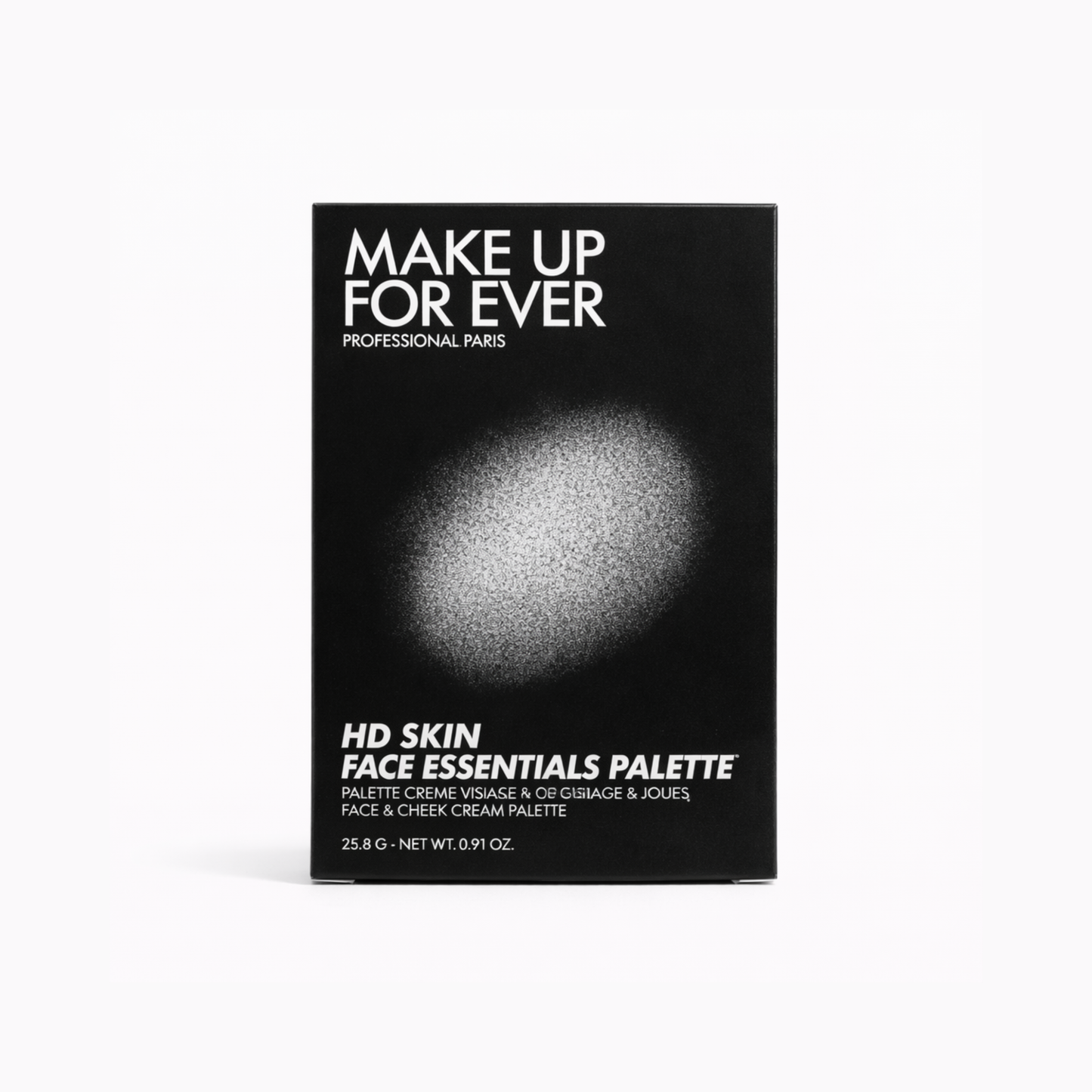 Paleta profesional HD Skin Face Essentials Palette With Highlighters H1 Light to Medium abierta.