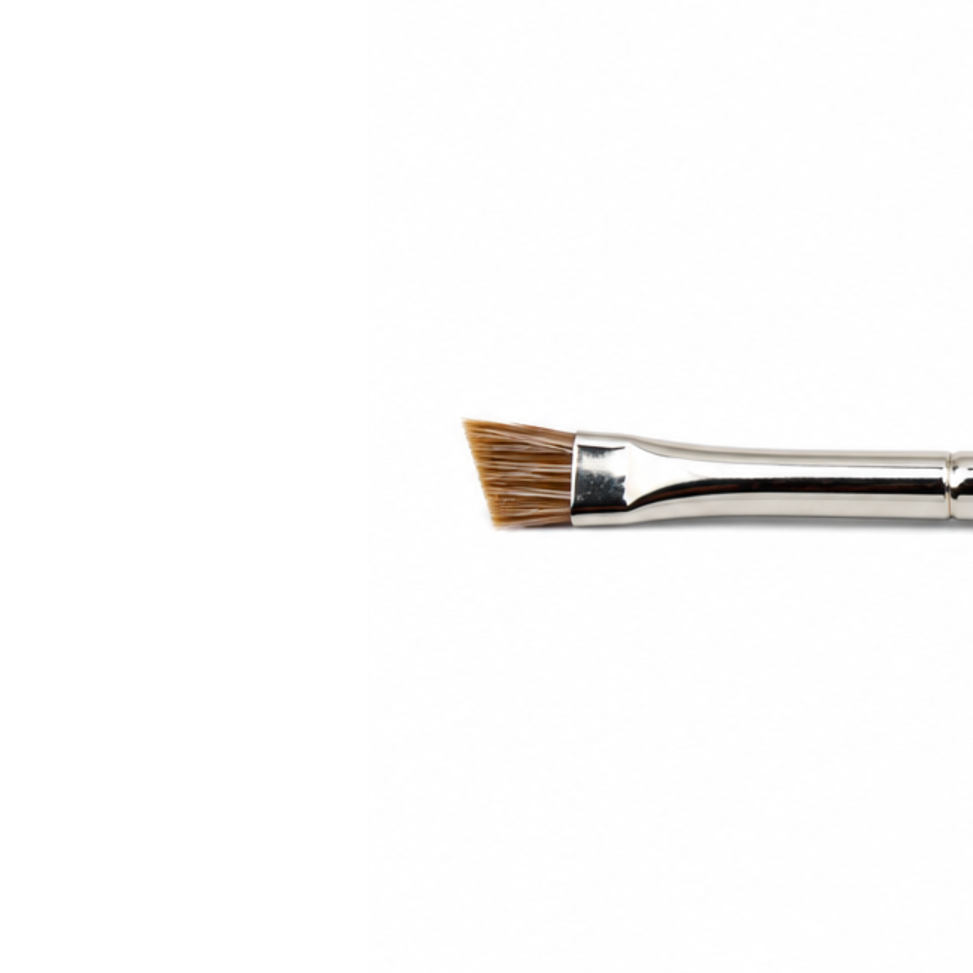 Presentación individual del pincel dual Studio 735 Double-Ended Brow/Lash en su empaque original protector transparente.