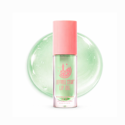 Tubo de acrílico cristalino que permite ver el tono brillante y traslúcido del aceite para labios en su interior.