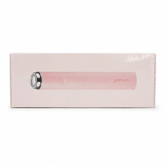Dispositivo facial Age-R Booster Pro Mini Plus Pink de Medicube en color rosa.