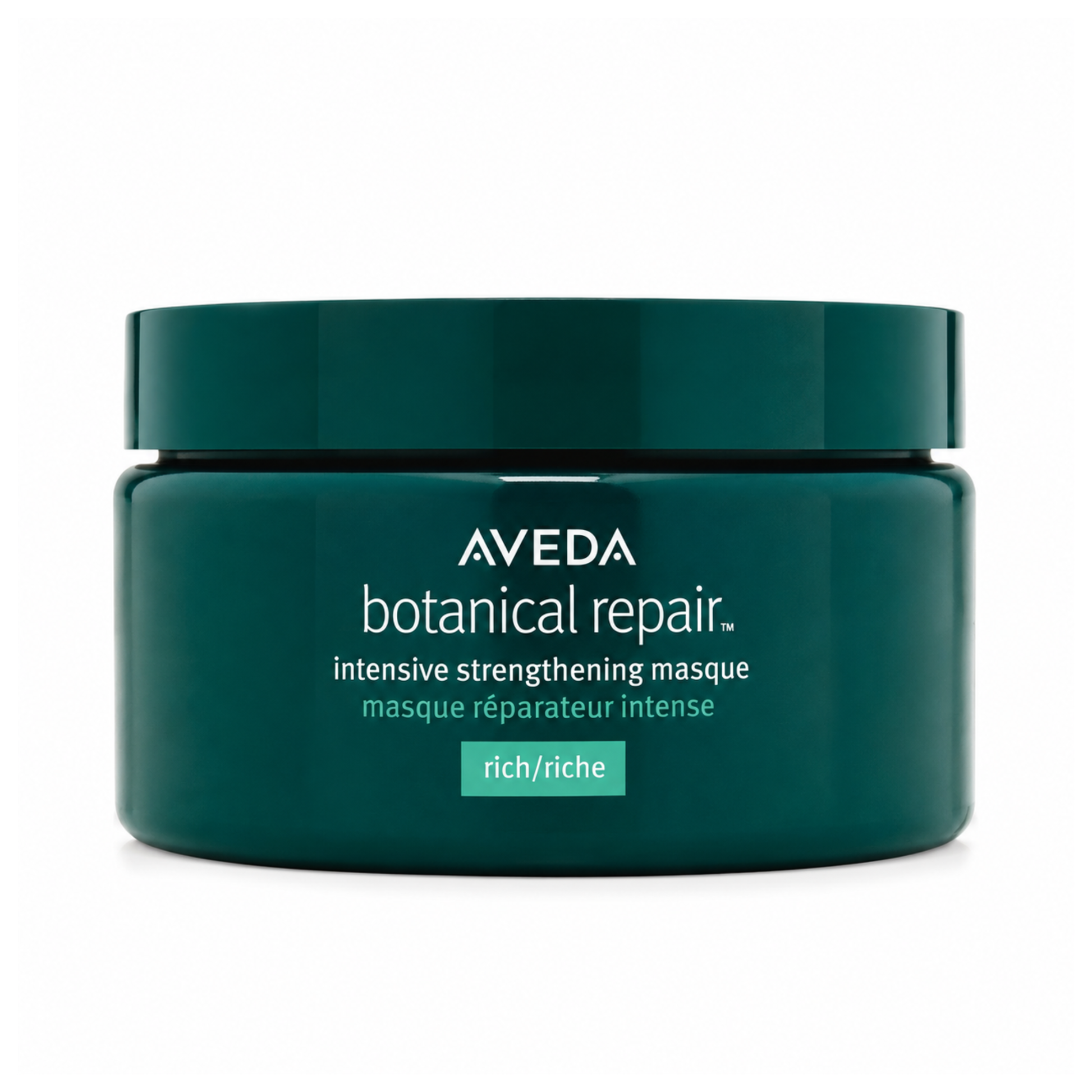 Botanical Repair Intensive Strengthening Masque Rich de Aveda en su envase.