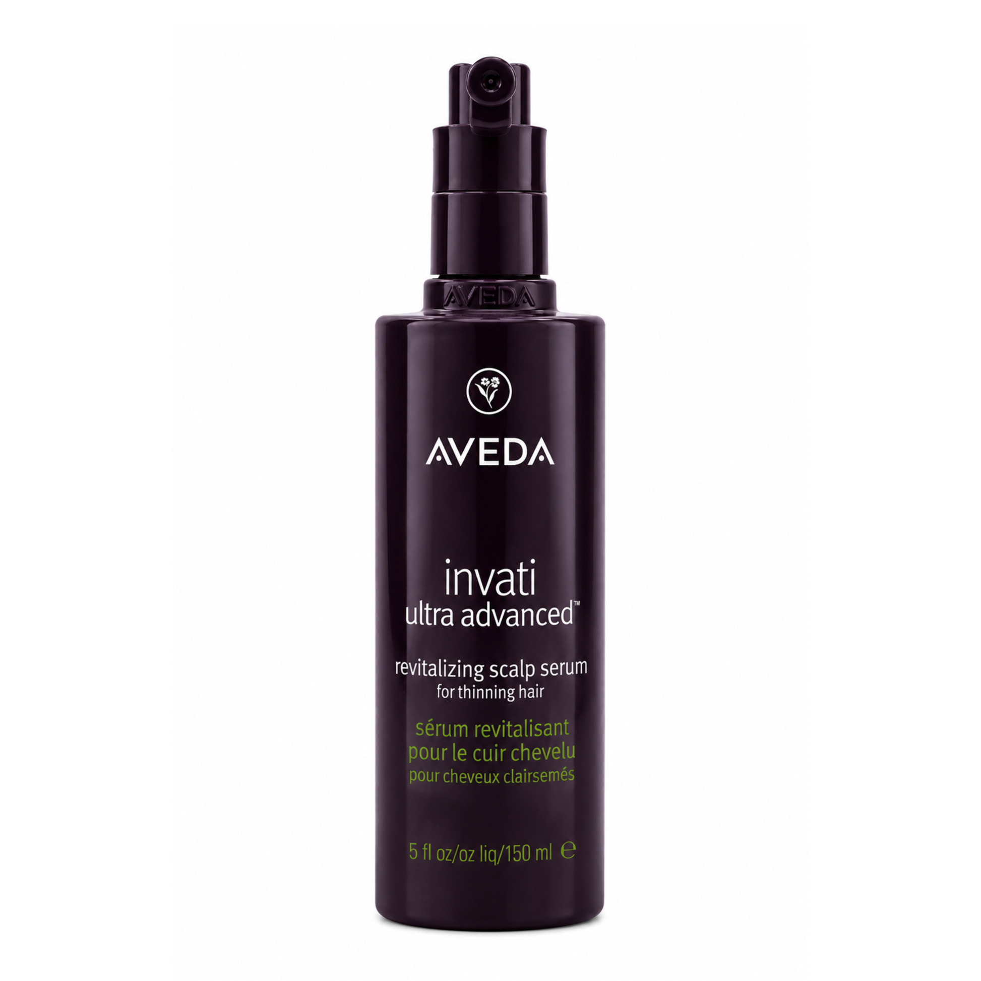 Invati Ultra Advanced Revitalizing Scalp Serum de Aveda en su envase.