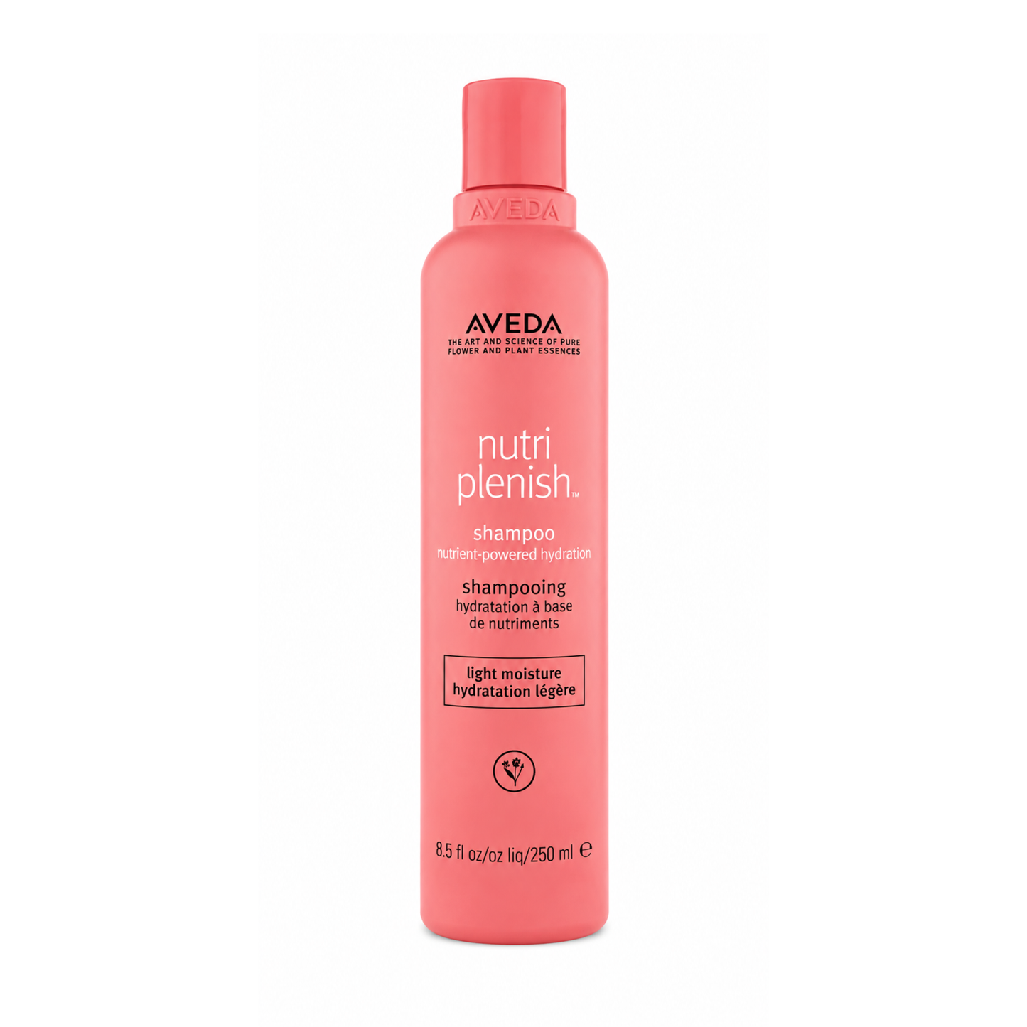 Nutriplenish Shampoo Light Moisture de Aveda en su envase.