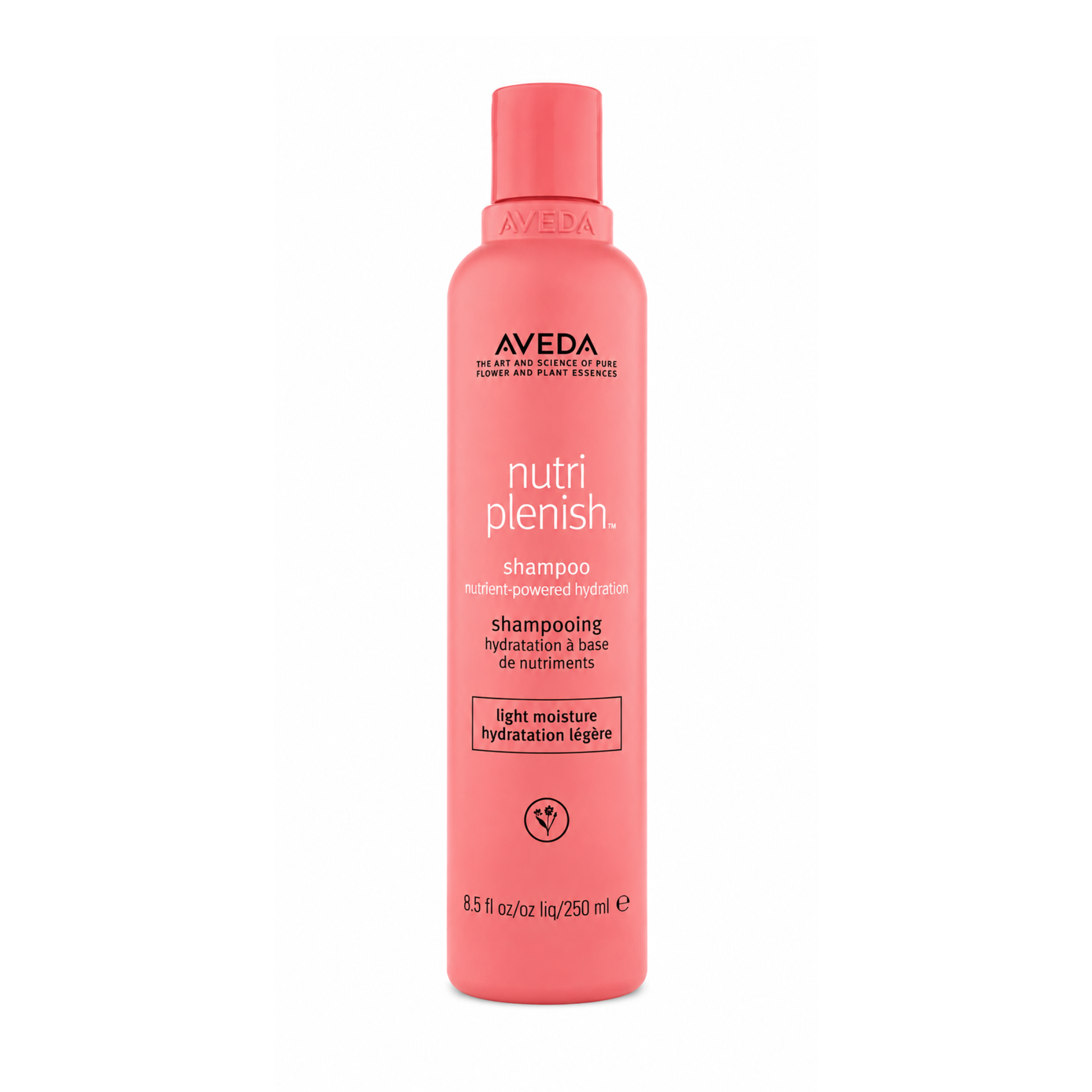 Nutriplenish Shampoo Light Moisture de Aveda en su envase.