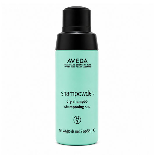 Shampowder Dry Shampoo de Aveda en su envase.