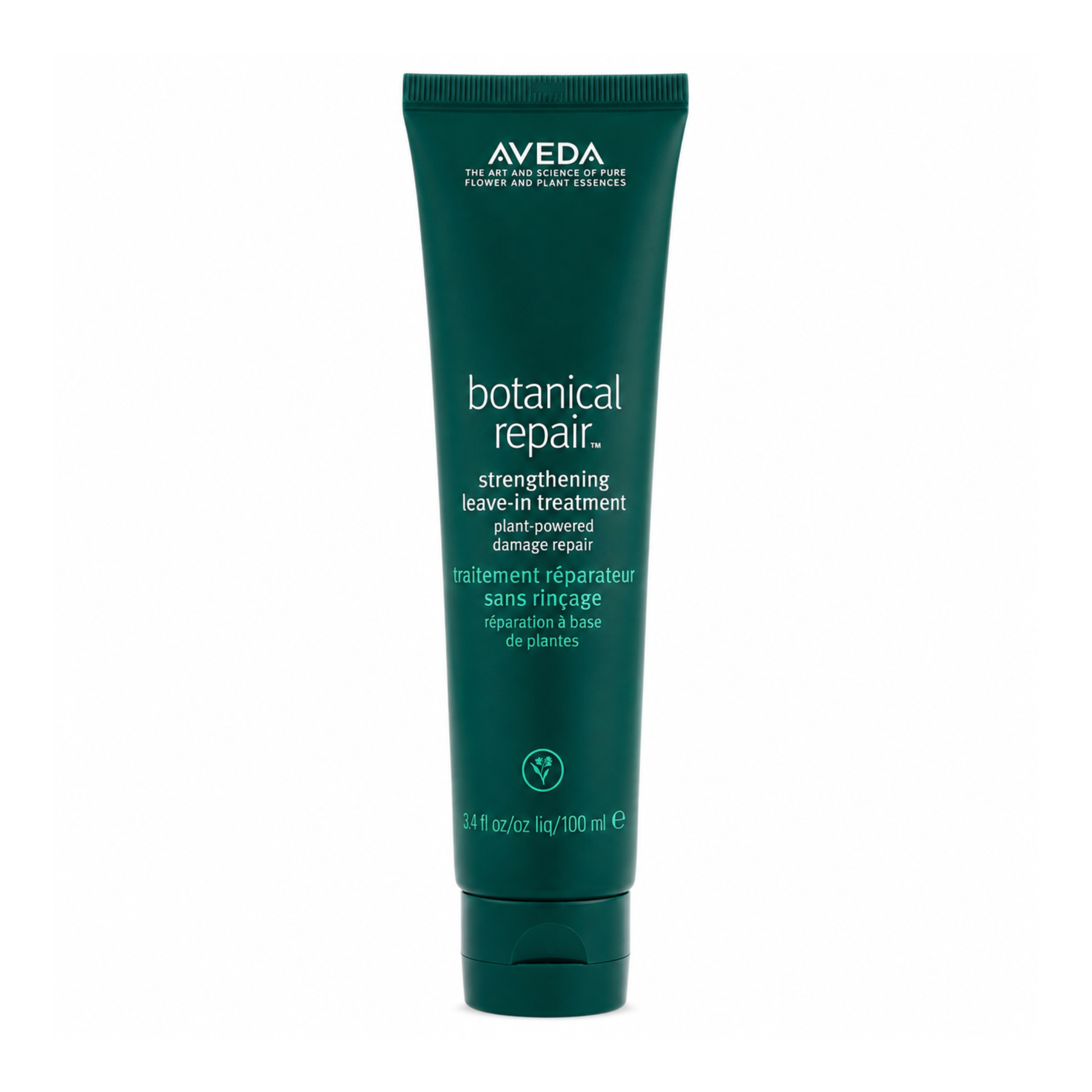 Botanical Repair Strengthening Leave-In Treatment de Aveda en su envase.