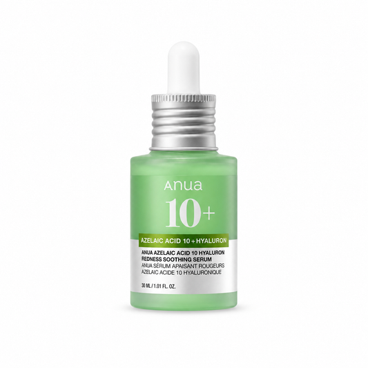 Envase de sérum facial Azelaic Acid 10 Serum Hyaluronic de la marca Anua.