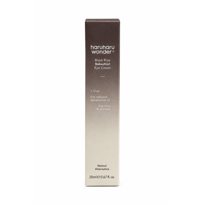Detalle de la textura de Bakuchiol Eye Cream Unscented de Haruharu Wonder.