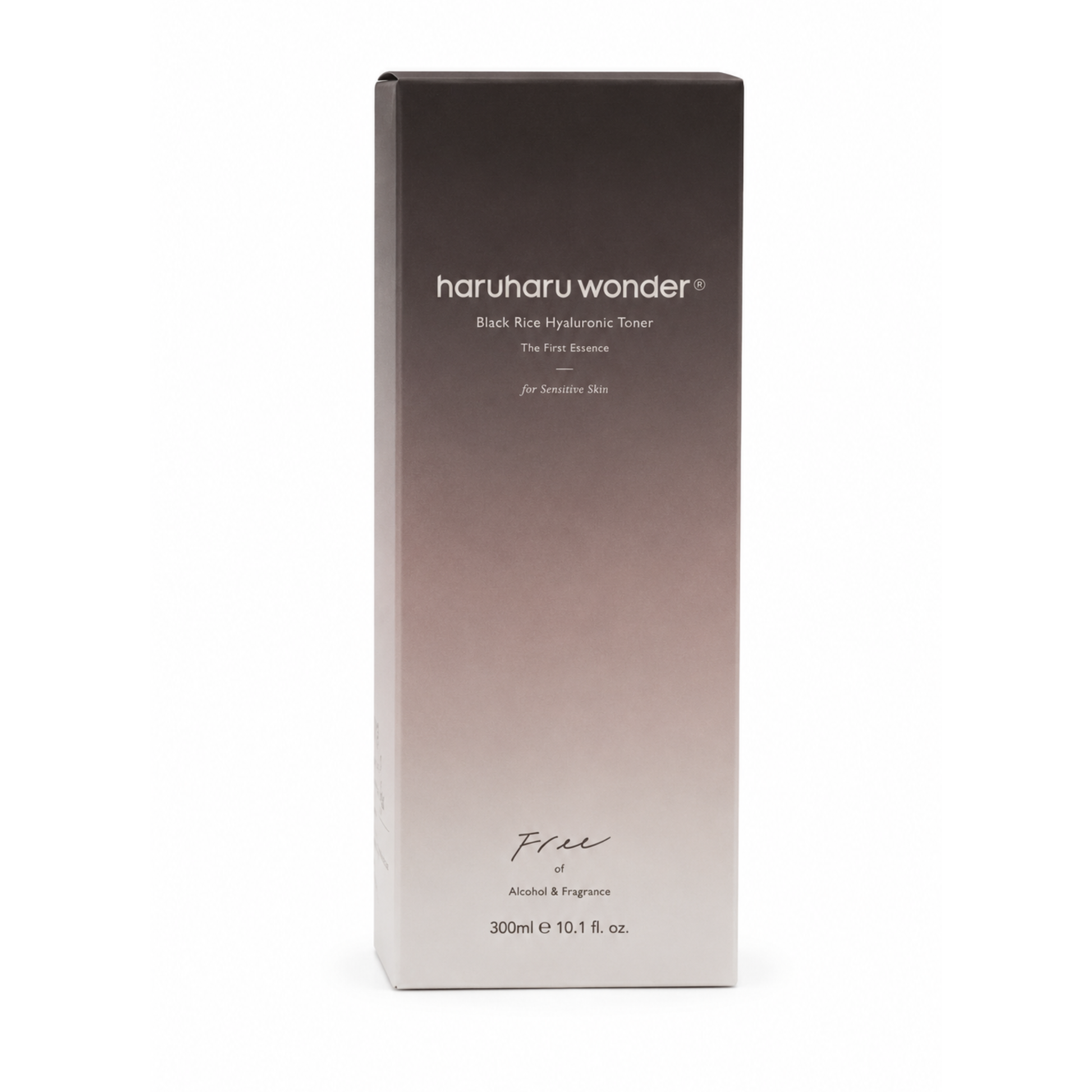 Detalle de la textura de Black Rice Hyaluronic Toner de Haruharu Wonder.