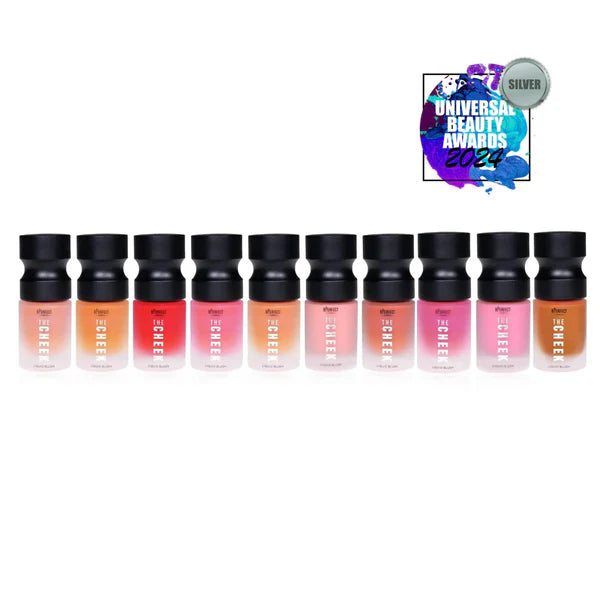Envase original del rubor líquido de alta pigmentación de la línea The Cheek Liquid Blush de la marca BPerfect.