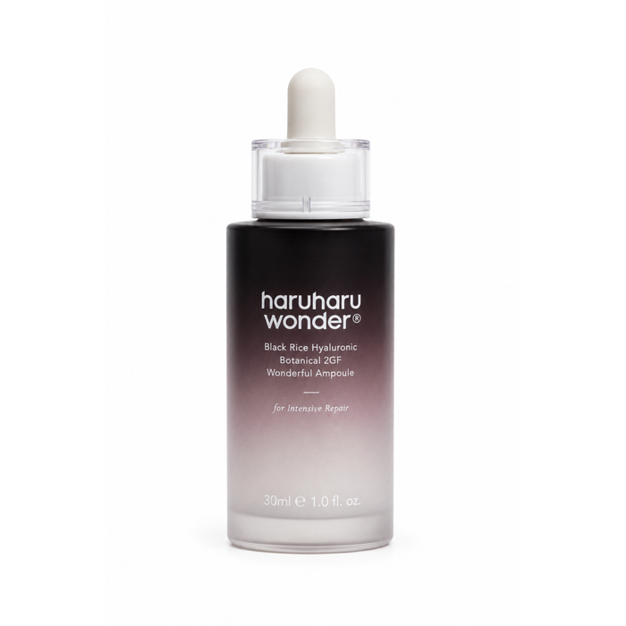 Envase de ampolleta facial Botanical 2GF Wonderful Ampoule de la marca Haruharu Wonder.