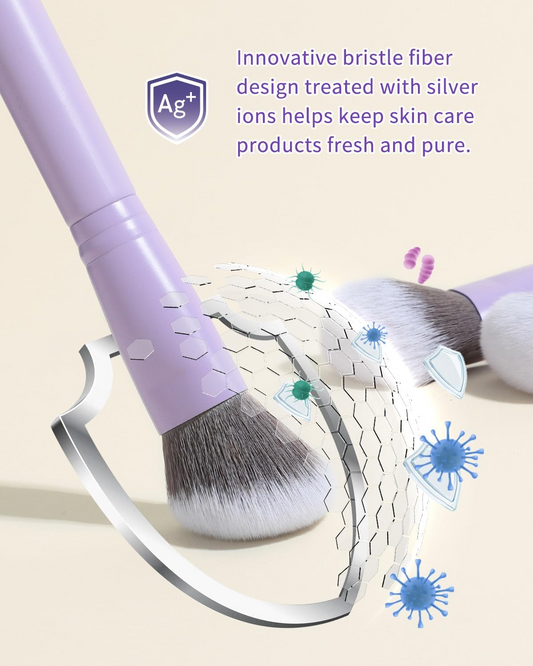 Cerdas de alta densidad con tecnología Silver Ion de la brocha EIGSHOW F671.