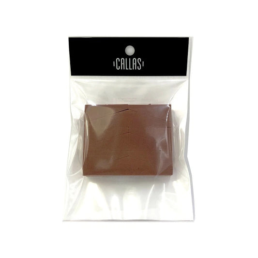 Presentación original de la esponja borla para polvo Coffee Powder Sponge Puff de Callas.