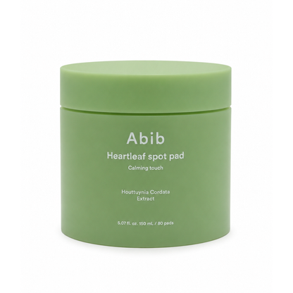 Envase de Calming Pad Heartleaf de la marca Abib.