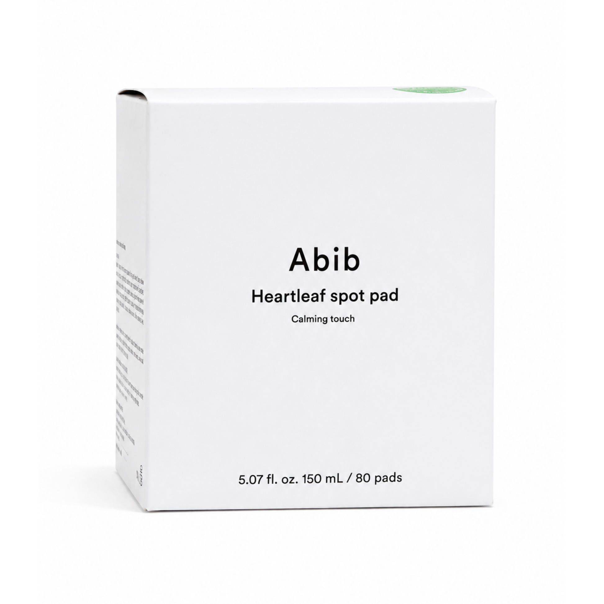 Detalle de la textura de Calming Pad Heartleaf de Abib.