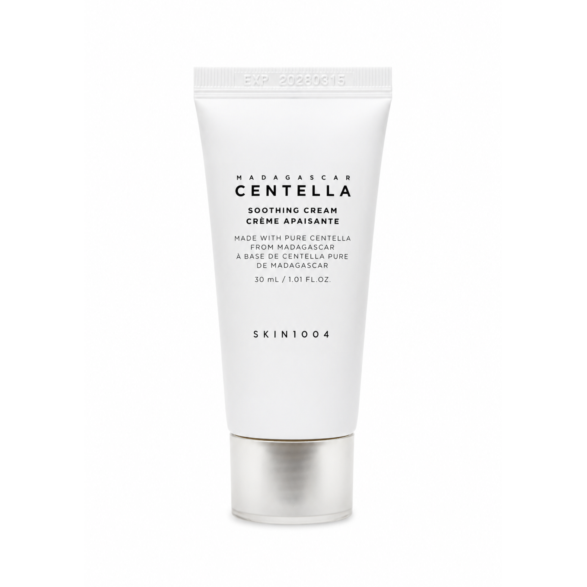 Detalle de la textura de Centella Soothing Cream de SKIN1004.