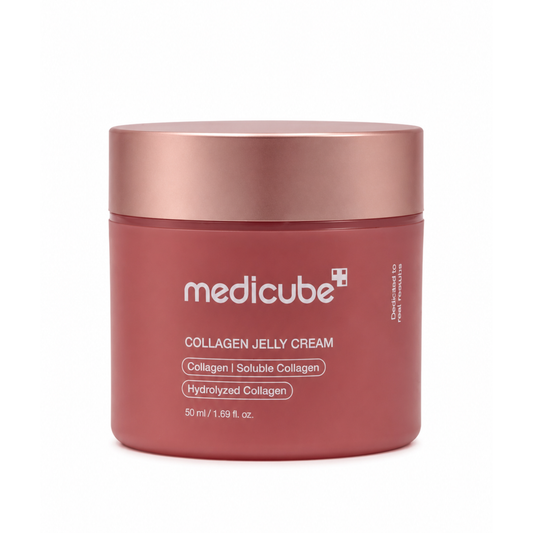 Detalle de la textura de Collagen Jelly Cream de Medicube.