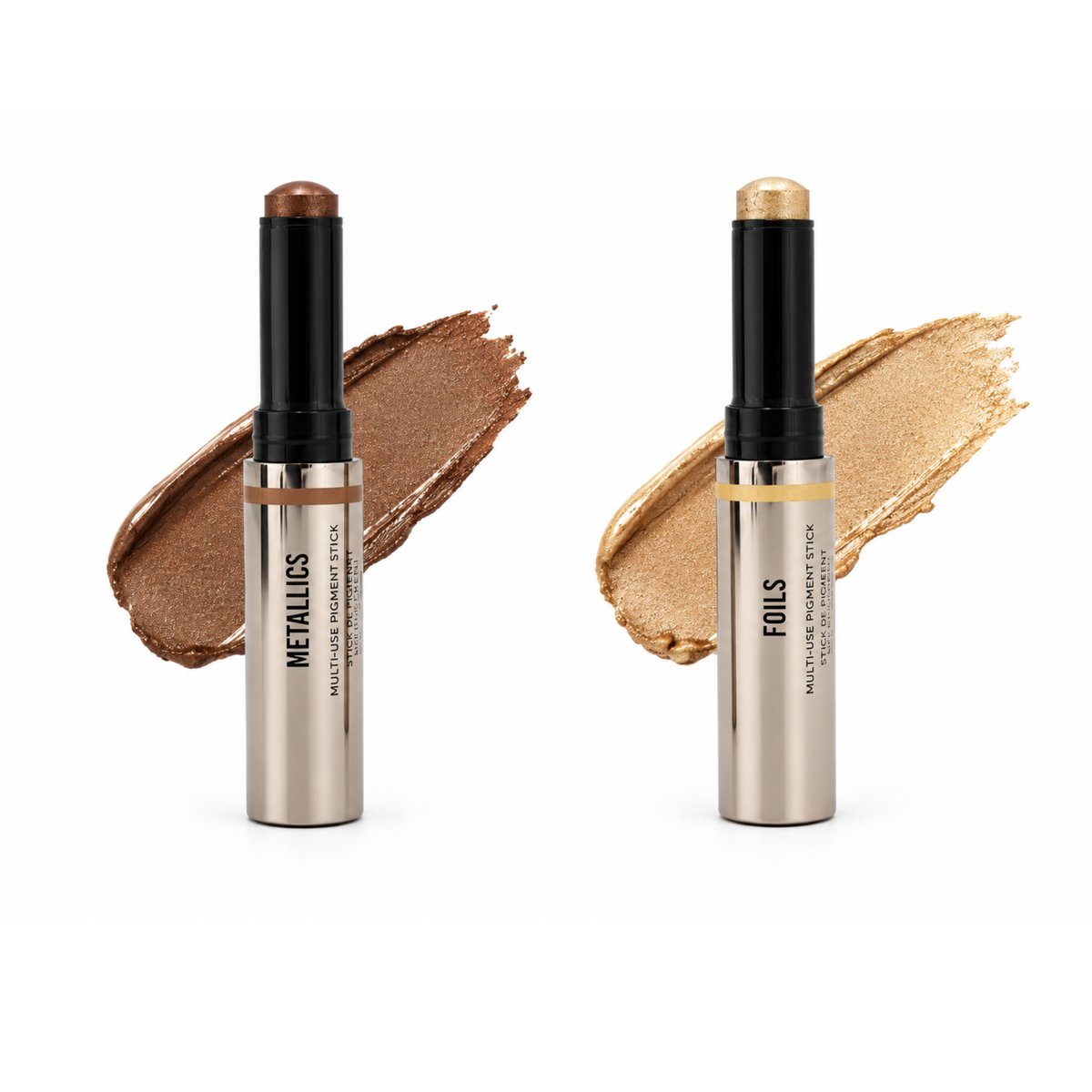 Colorfix Stix Duo 1 Mystic Taupe y Interstellar de Danessa Myricks Beauty.