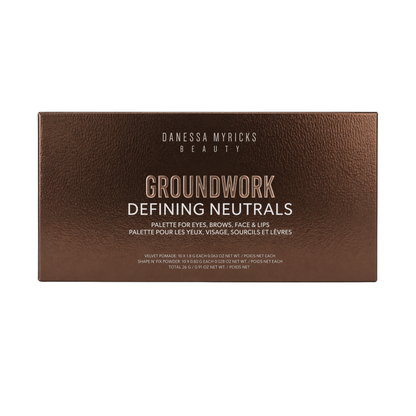 Groundwork Palette Defining Neutrals (paleta multiuso para rostro, ojos y labios)