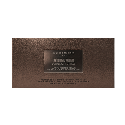 Groundwork Palette Defining Neutrals (paleta multiuso para rostro, ojos y labios)