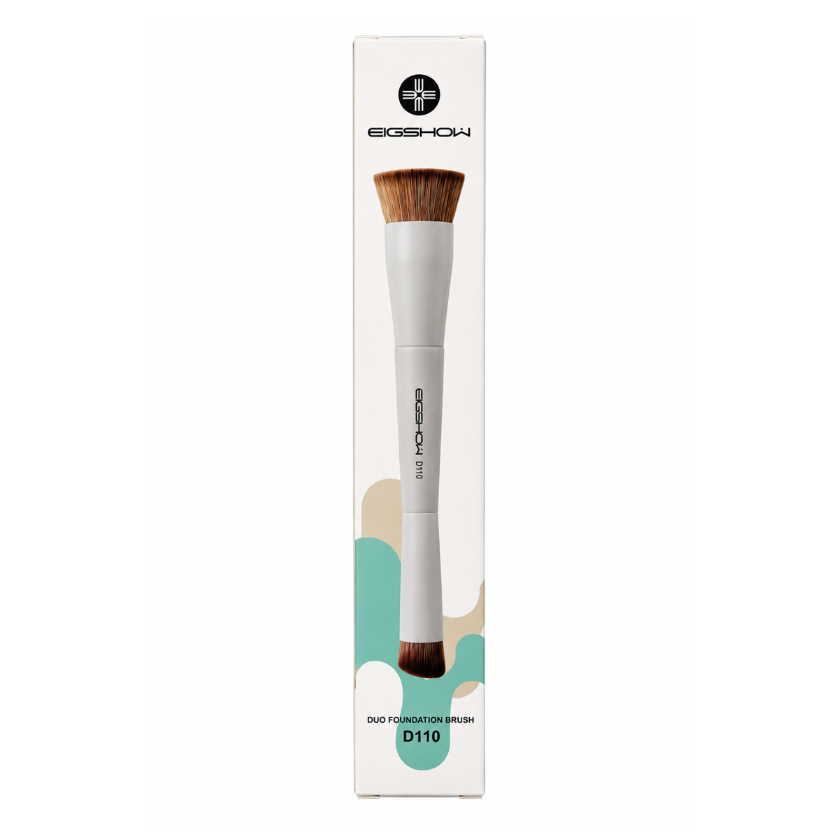 D110 Dual-Ended Foundation & Concealer Brush (brocha doble punta para base y corrector)