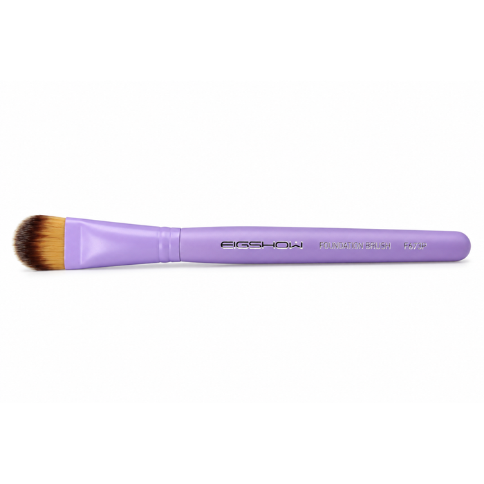 F673P Small Spatula Foundation Brush - Silver Ion (brocha para base espátula pequeña)