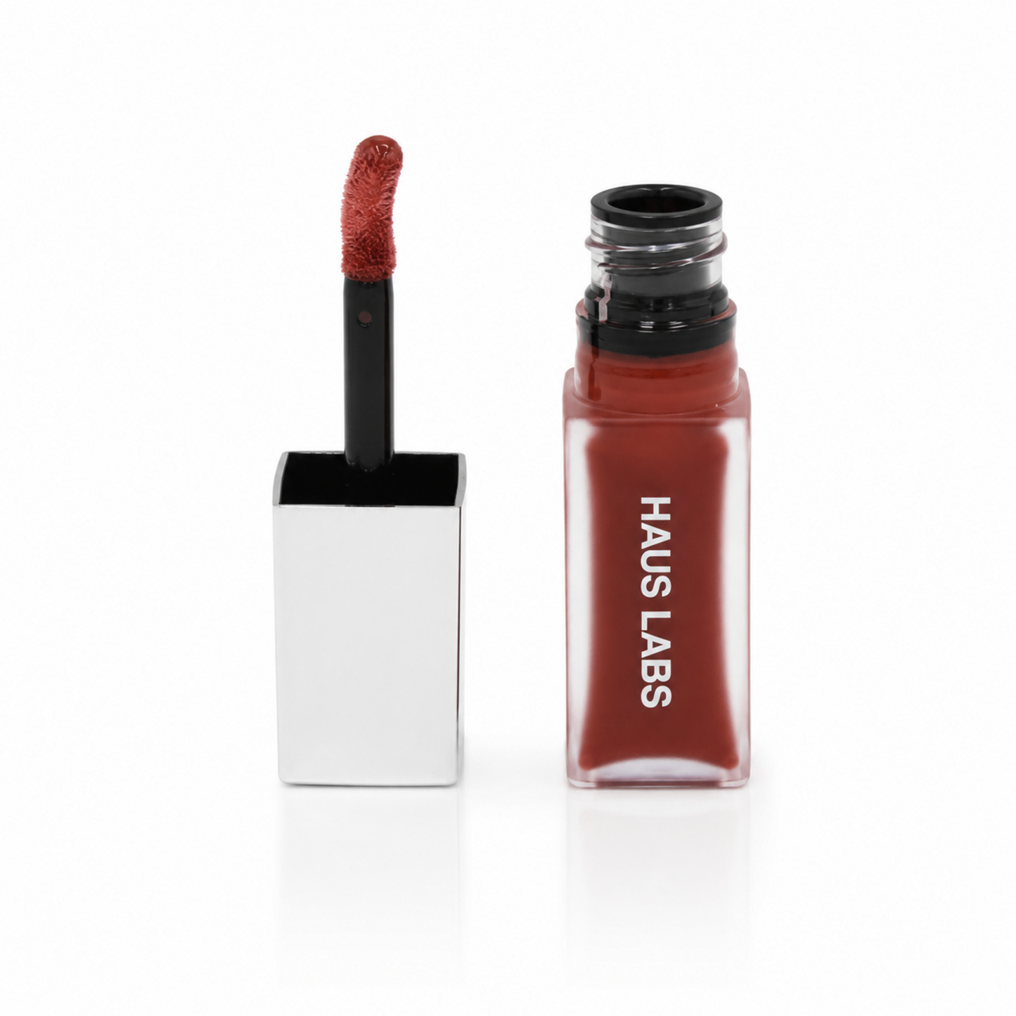 Gloss PhD Hybrid Lip Glaze de Haus Labs tono Persimmon.