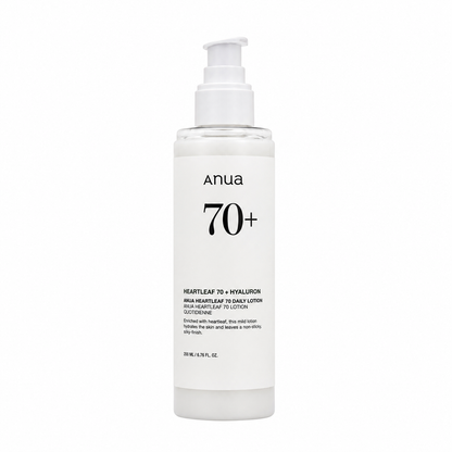 Envase de loción facial Heartleaf 70 Lotion de la marca Anua.