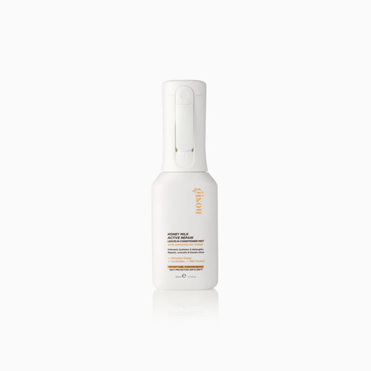 Frasco en spray del acondicionador sin enjuague Honey Milk Active Repair Leave-In Conditioner.