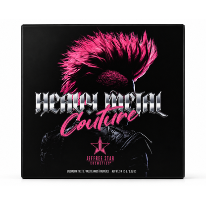 Paleta de sombras Heavy Metal Couture Mini Palette en su empaque.