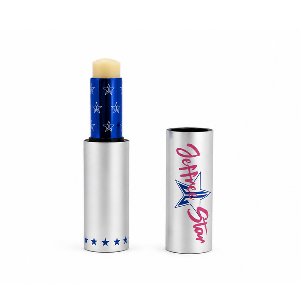 Heavy Metal Couture Lip Balm de Jeffree Star Cosmetics en tono Encore Clear.