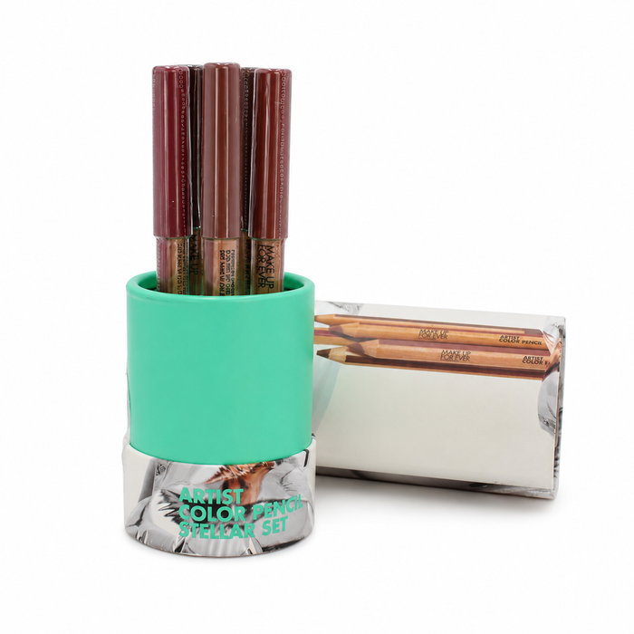Kit Artist Color Pencil de Make Up For Ever con varios tonos.