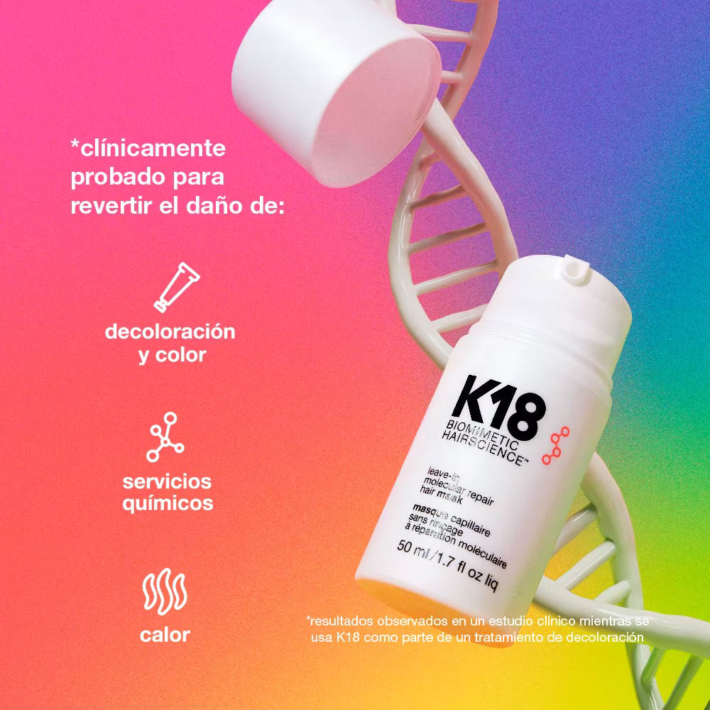Textura ligera de la mascarilla reparadora con tecnologia de peptidos.