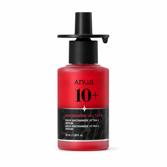 Envase de sérum facial Niacinamide 10 TXA 4 Serum de la marca Anua.