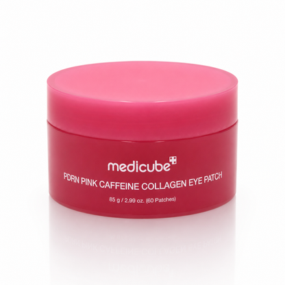 Envase de PDRN Pink Caffeine Collagen Eye Patch de la marca Medicube.