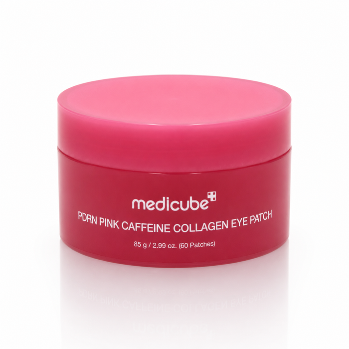 Envase de PDRN Pink Caffeine Collagen Eye Patch de la marca Medicube.