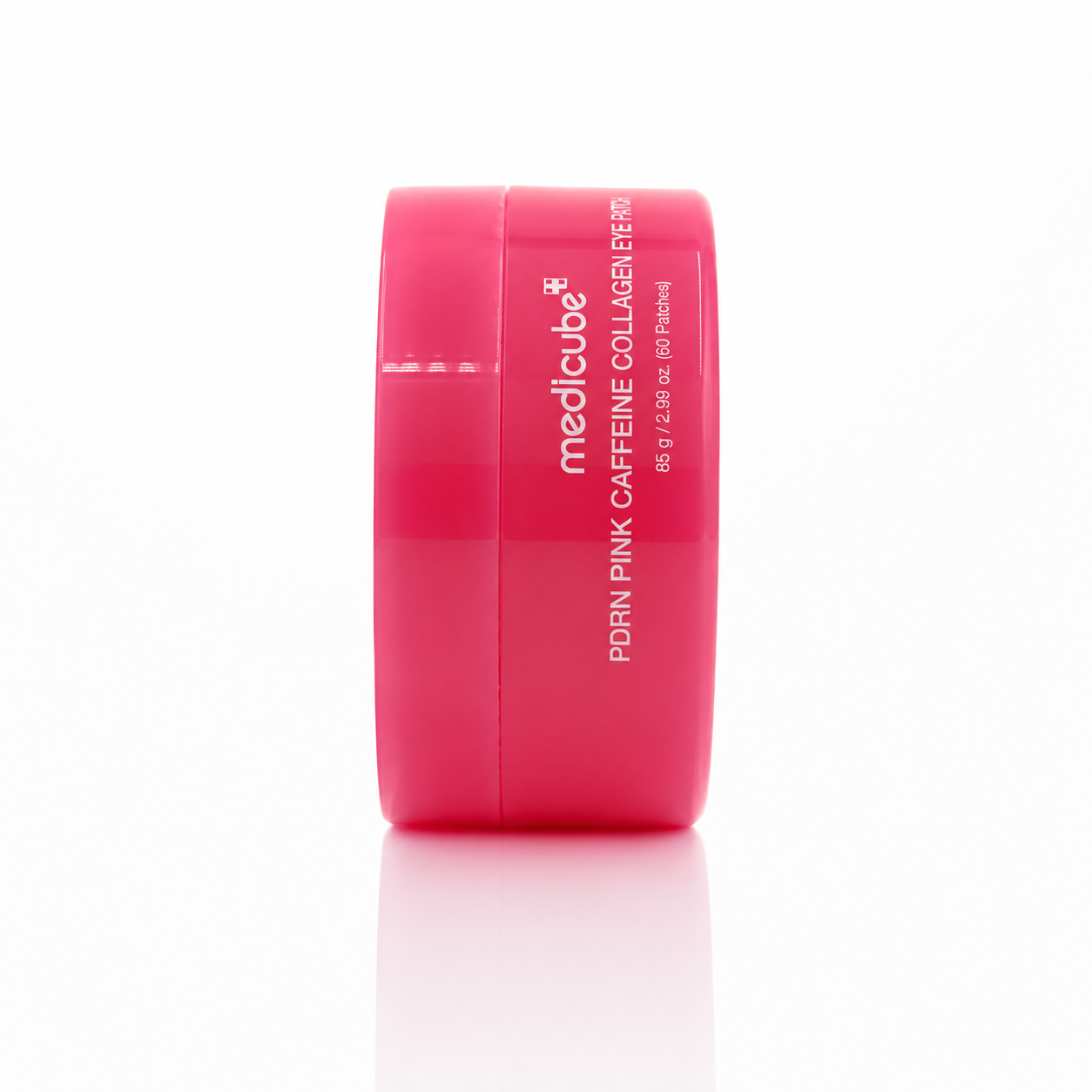 Detalle de la textura de PDRN Pink Caffeine Collagen Eye Patch de Medicube.