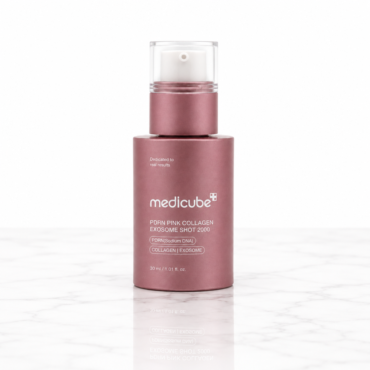 Serum PDRN Pink Collagen Exosome Shot 2000 de Medicube.