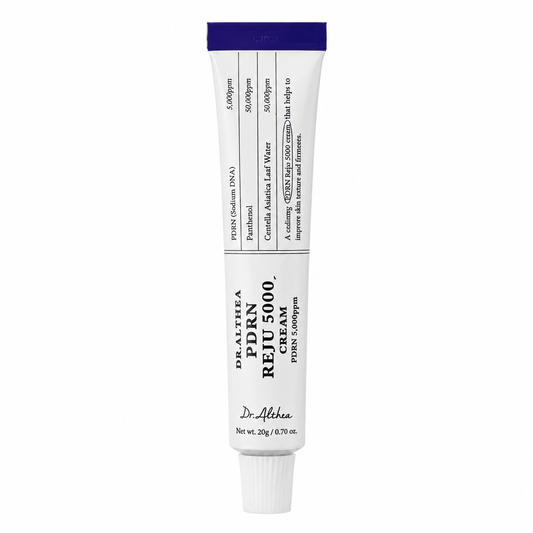 Envase de crema para rostro PDRN Reju 5000 Cream de la marca Dr. Althea.