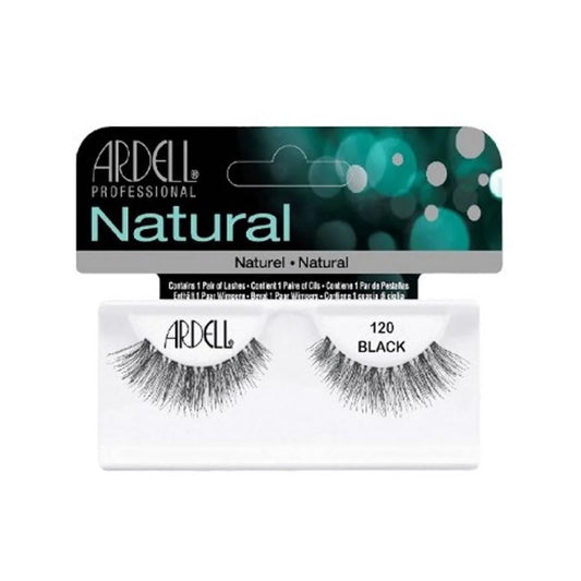 Pestañas postizas Ardell Natural 120 Demi Black para volumen y longitud